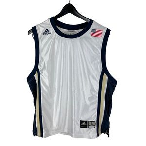 Vintage Y2K Adidas Pitt Panthers Blank NCAA Basketball Jersey Size S